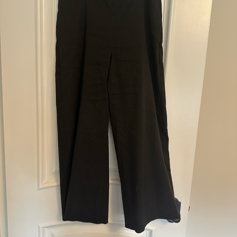 Vince Black Wide-Leg Pants